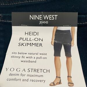 Nine West pull-on skimmer jeans